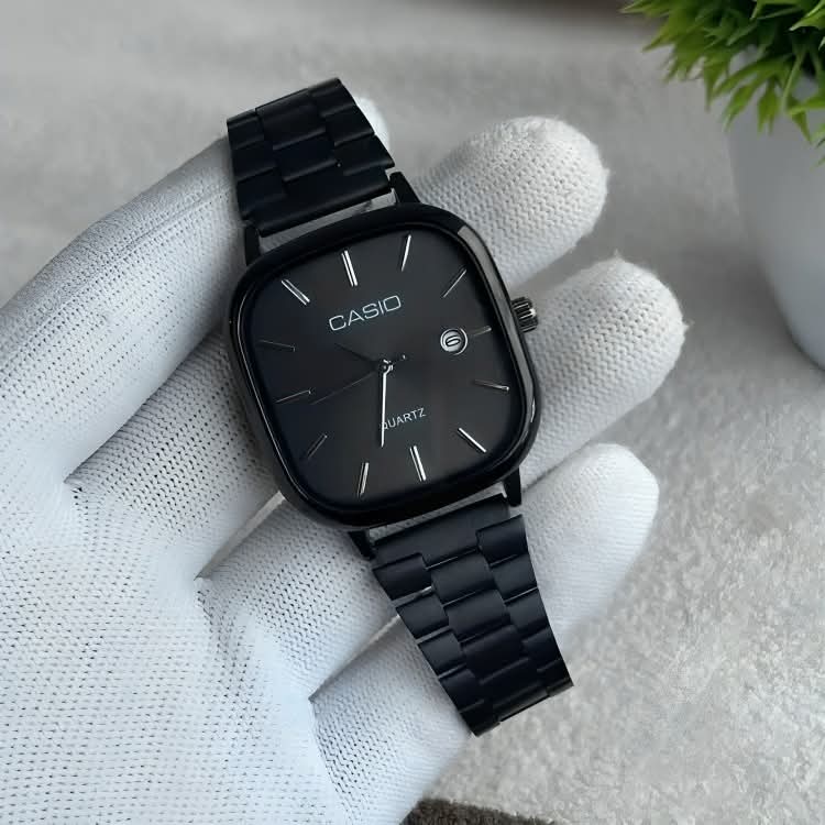 ساعة Casio  Old Money Men’s لون اسود بالكامل 